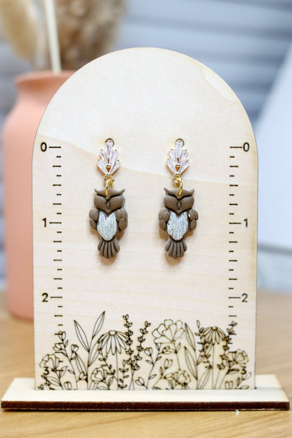 Elegant Owl Fall Earrings