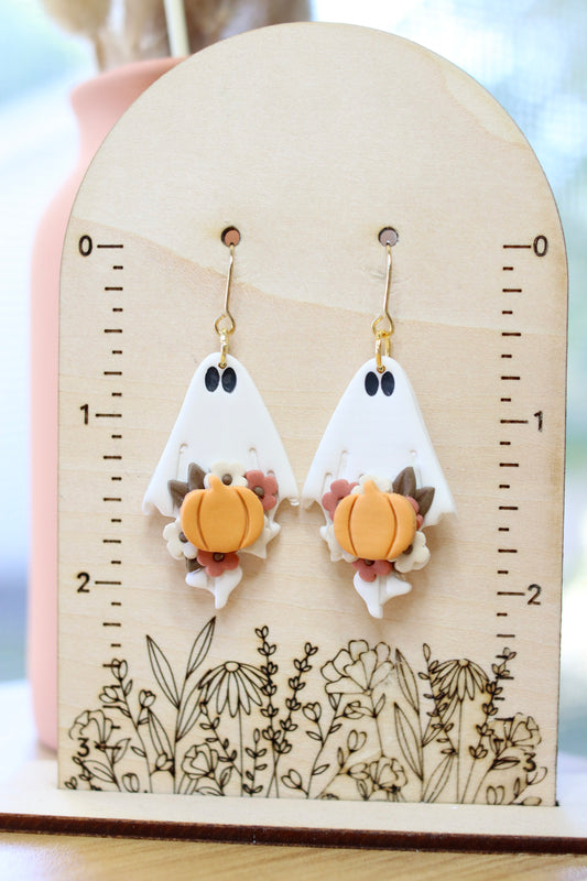 Floral Ghost Earrings