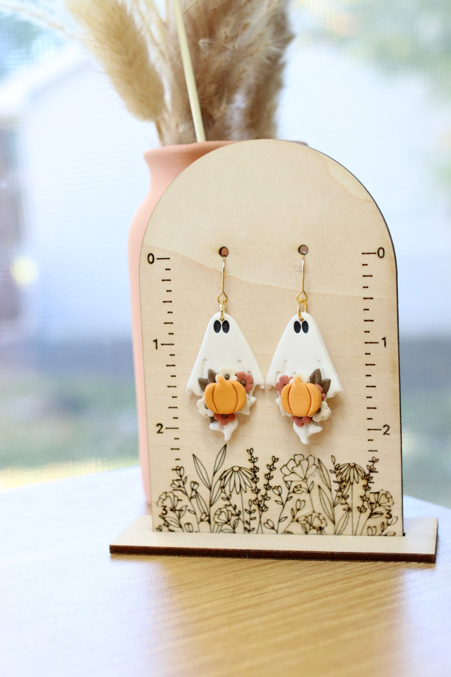 Floral Ghost Earrings