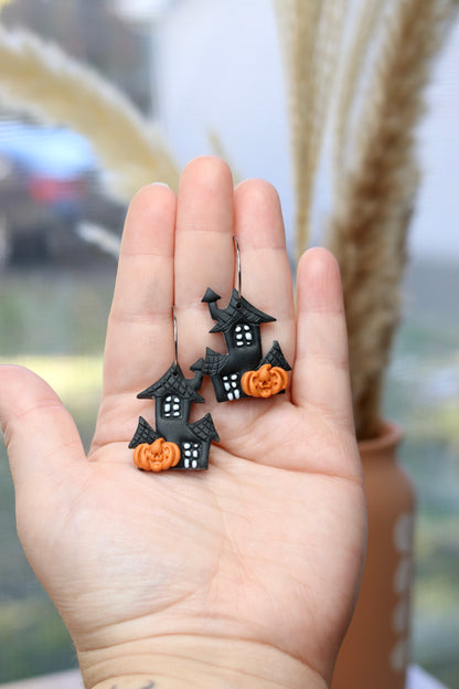 Haunted House Earrings