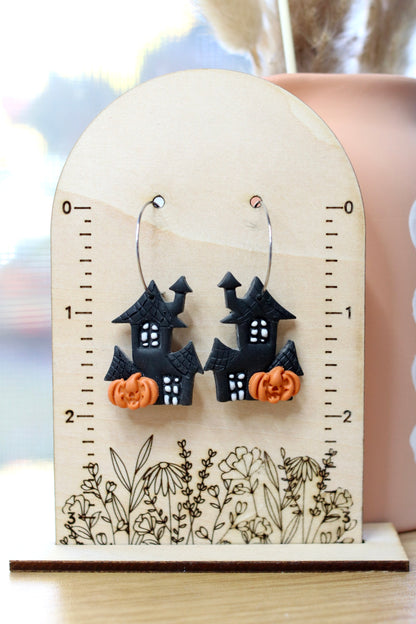 Haunted House Earrings