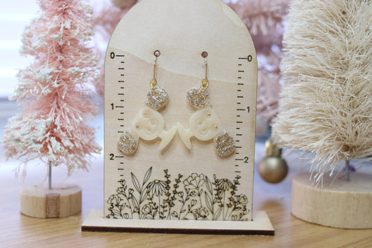 Christmas Vacay Moose Mug Earrings