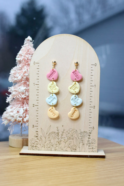 Conversation Heart Earrings (Nice)