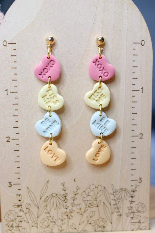 Conversation Heart Earrings (Nice)