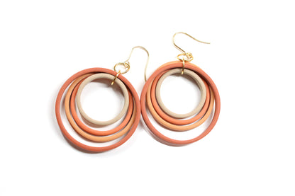 Elegant Fall Hoop Earrings