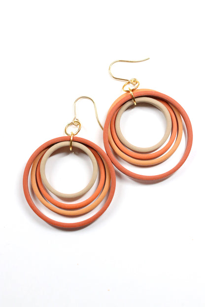 Elegant Fall Hoop Earrings