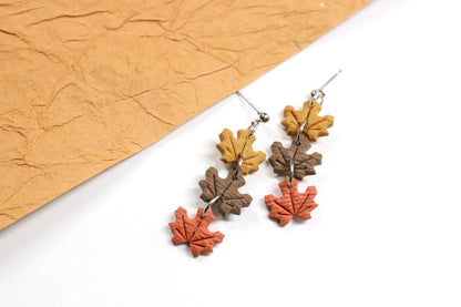 Warm Fall Leaf Dangles