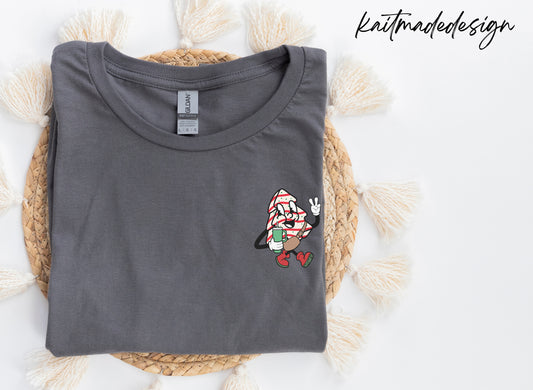 Christmas Tree Cake Cup Tee