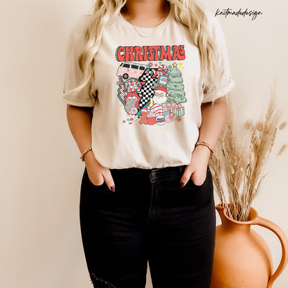 Christmas Retro Cluster Tee