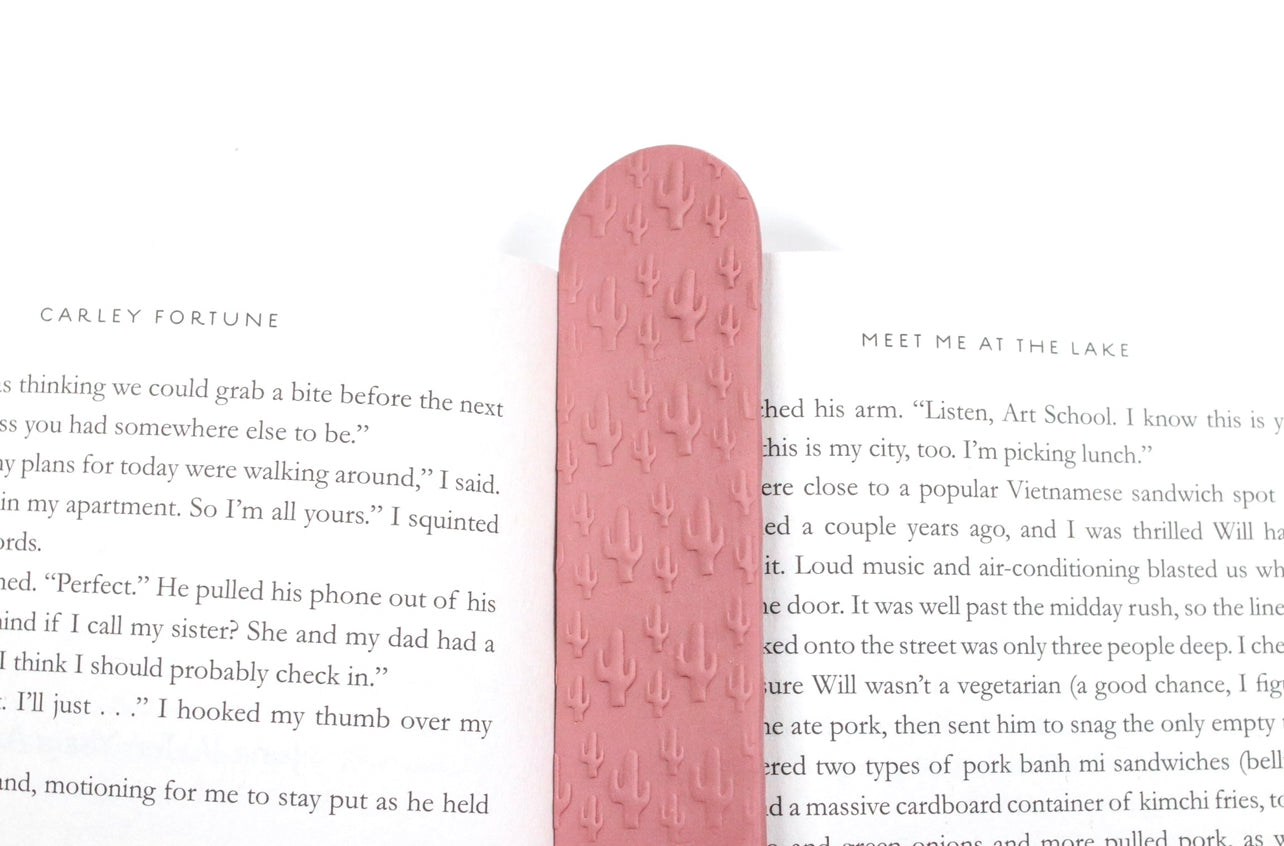 Mauve Cactus Bookmark