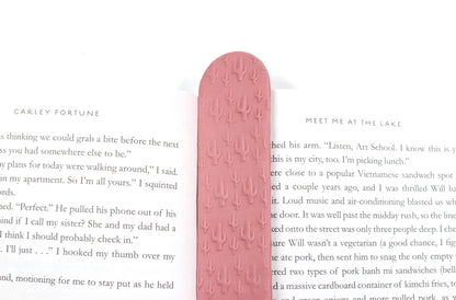 Mauve Cactus Bookmark