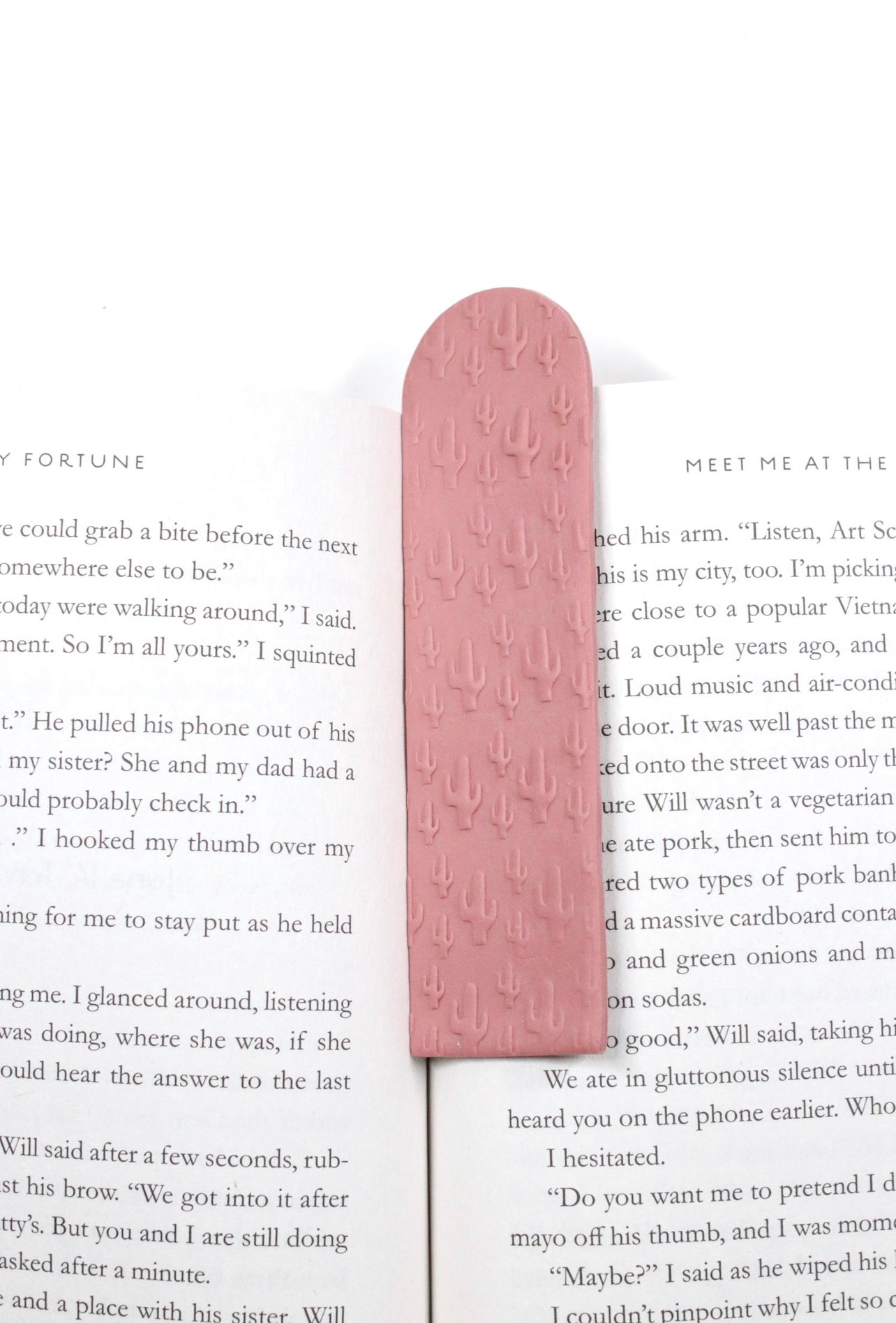 Mauve Cactus Bookmark