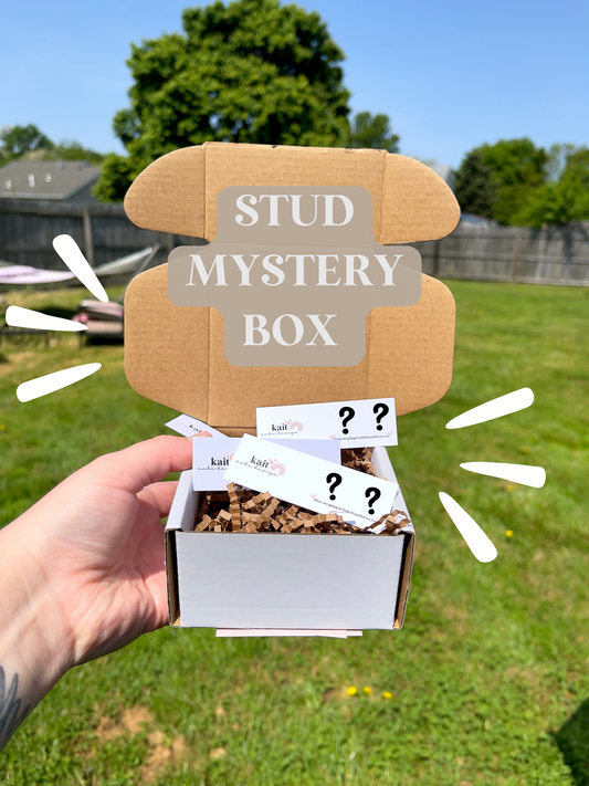 Personalized Stud Earring Mystery Box