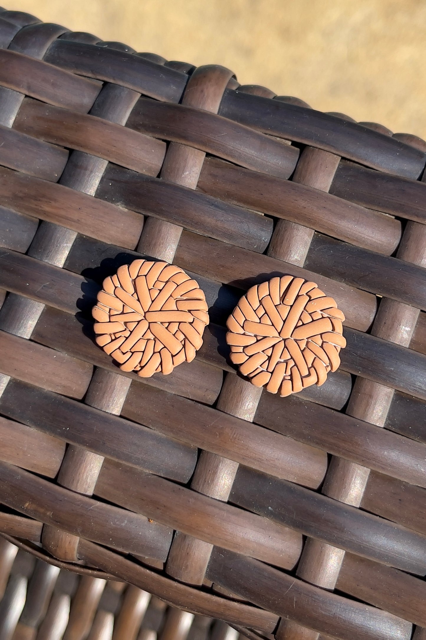 Rattan Candy Stud Earrings