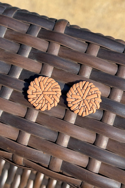 Rattan Candy Stud Earrings