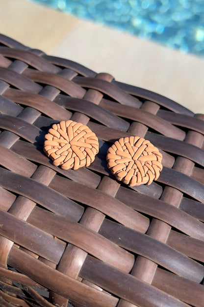 Rattan Candy Stud Earrings