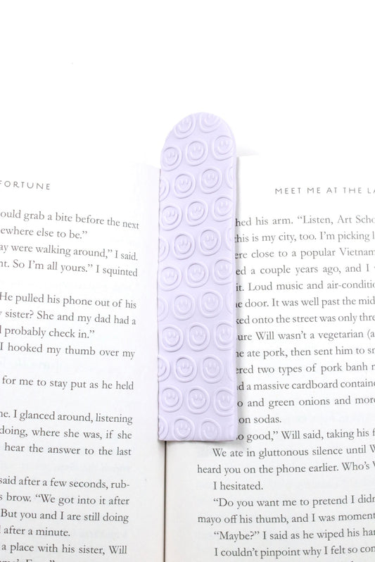 Lavender Smiley Bookmark