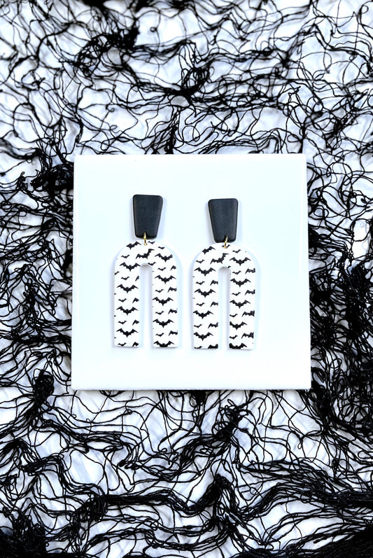 Bat Arch Earrings