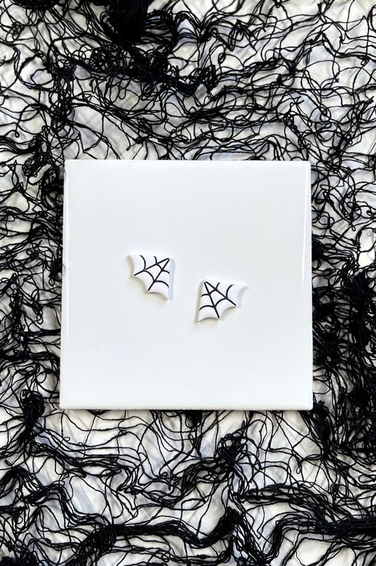 Spiderweb Stud Earrings