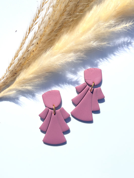 Elegant Plum Earrings