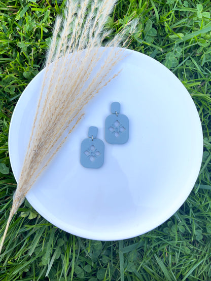 Dusty Blue Elena Earrings