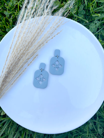 Dusty Blue Elena Earrings