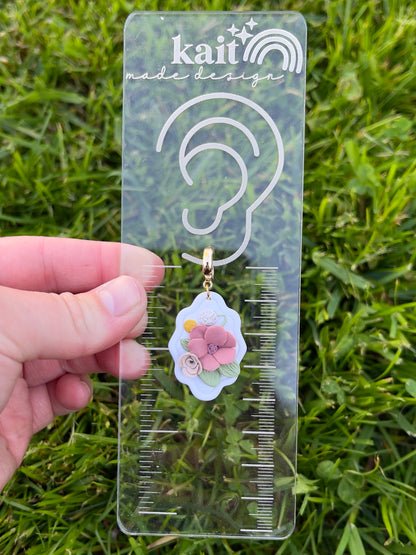 Spring Framed Floral Earrings