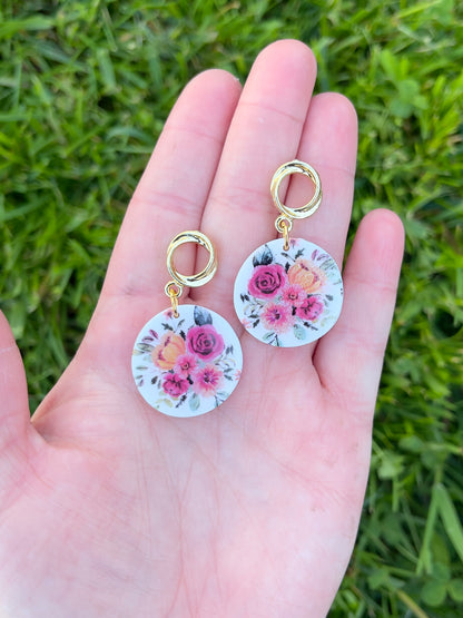 Circle Bouquet Earrings