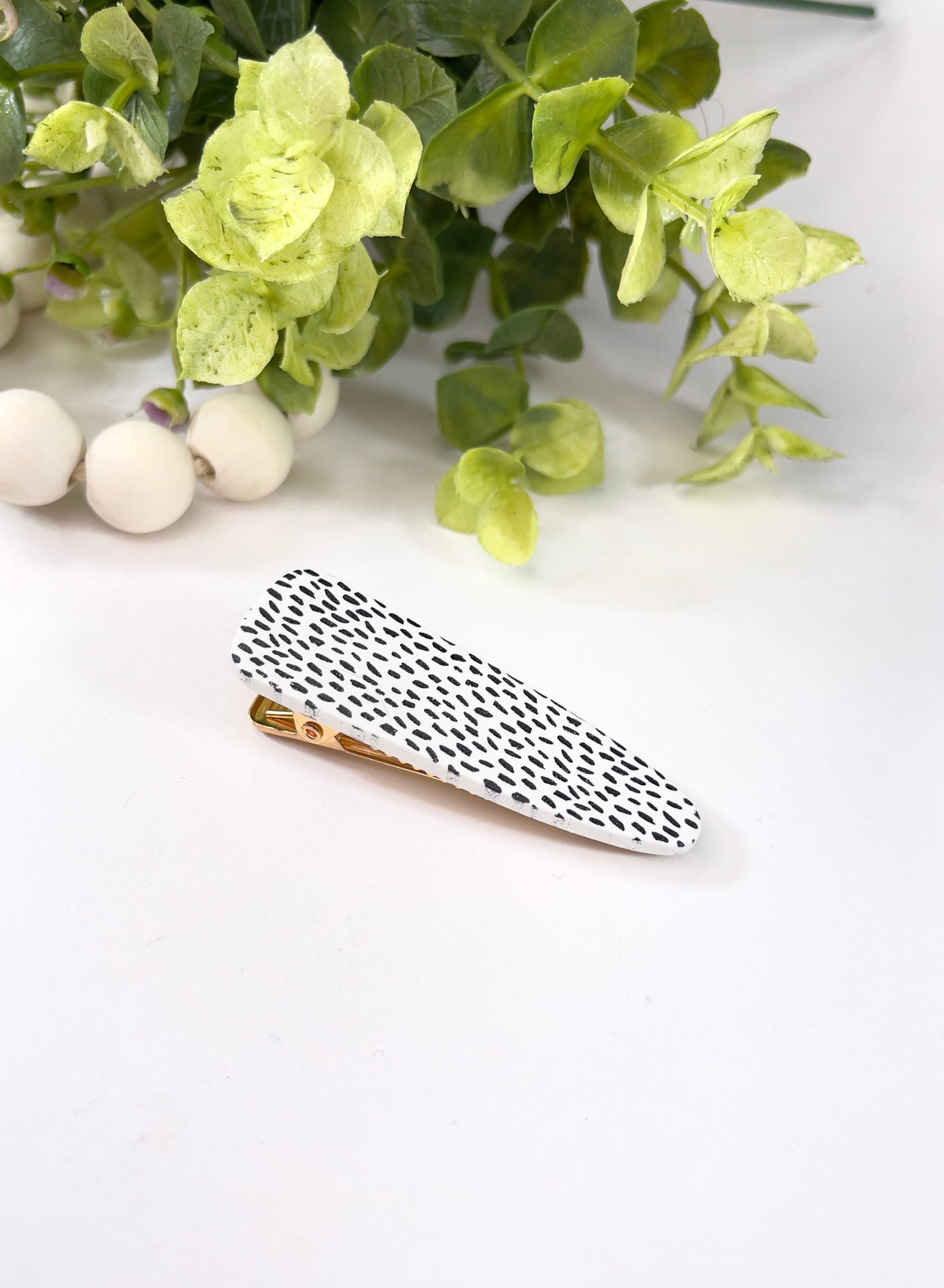 Polka Dot Hair Barrette