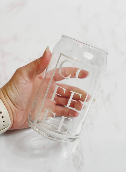 Coffee Beer Can Glass