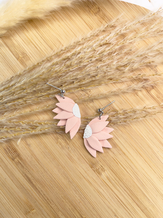 Half Spring Flower Earrings