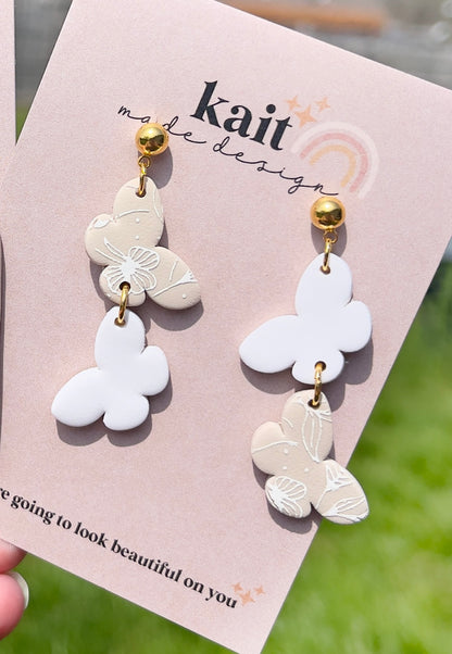 Mix Match Butterfly Earrings