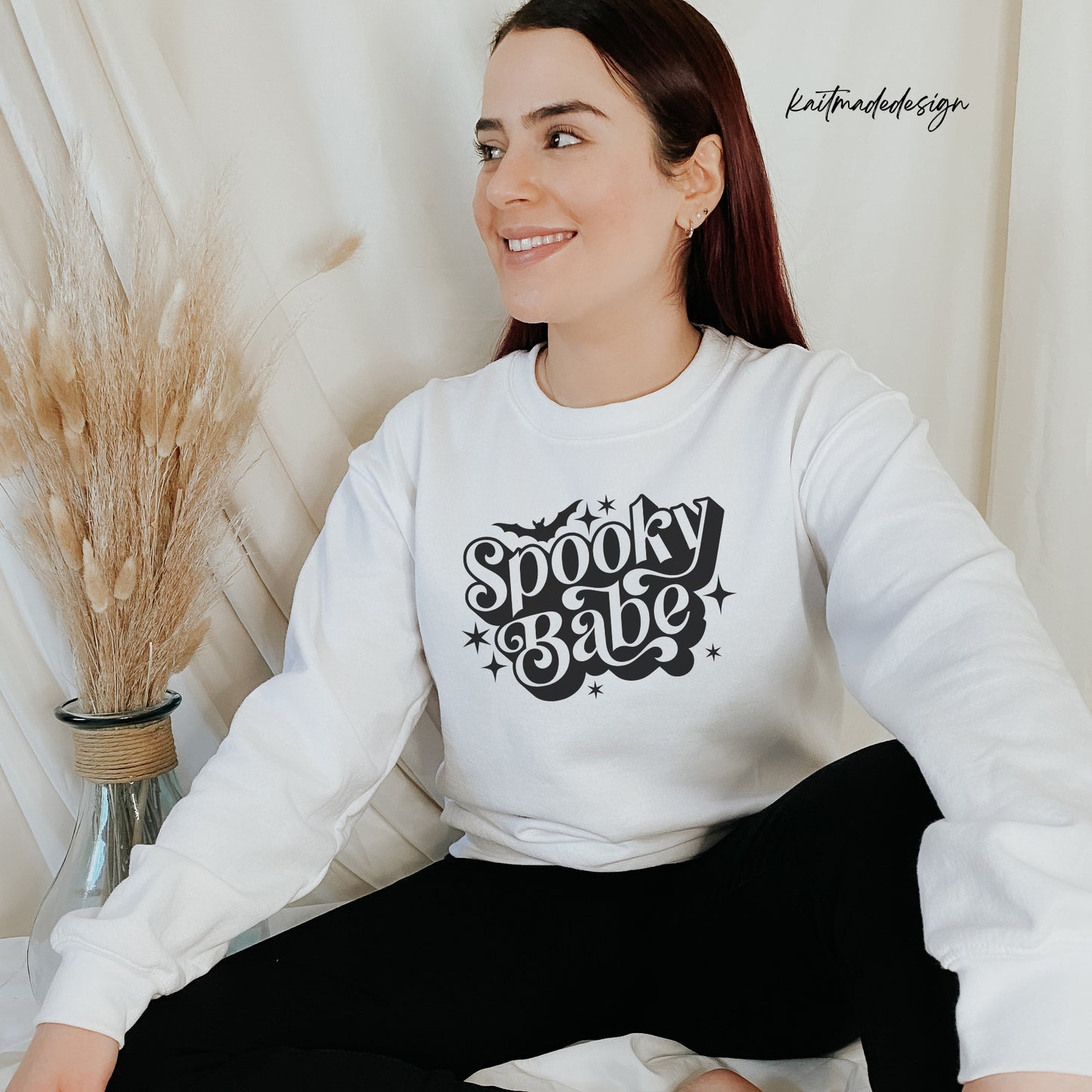 Spooky Babe Unisex Crewneck Sweatshirt